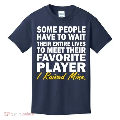 Raised My Favorite Player Kids T-Shirt