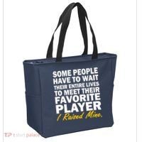 Raised My Favorite Player Tote Bag thumb 2