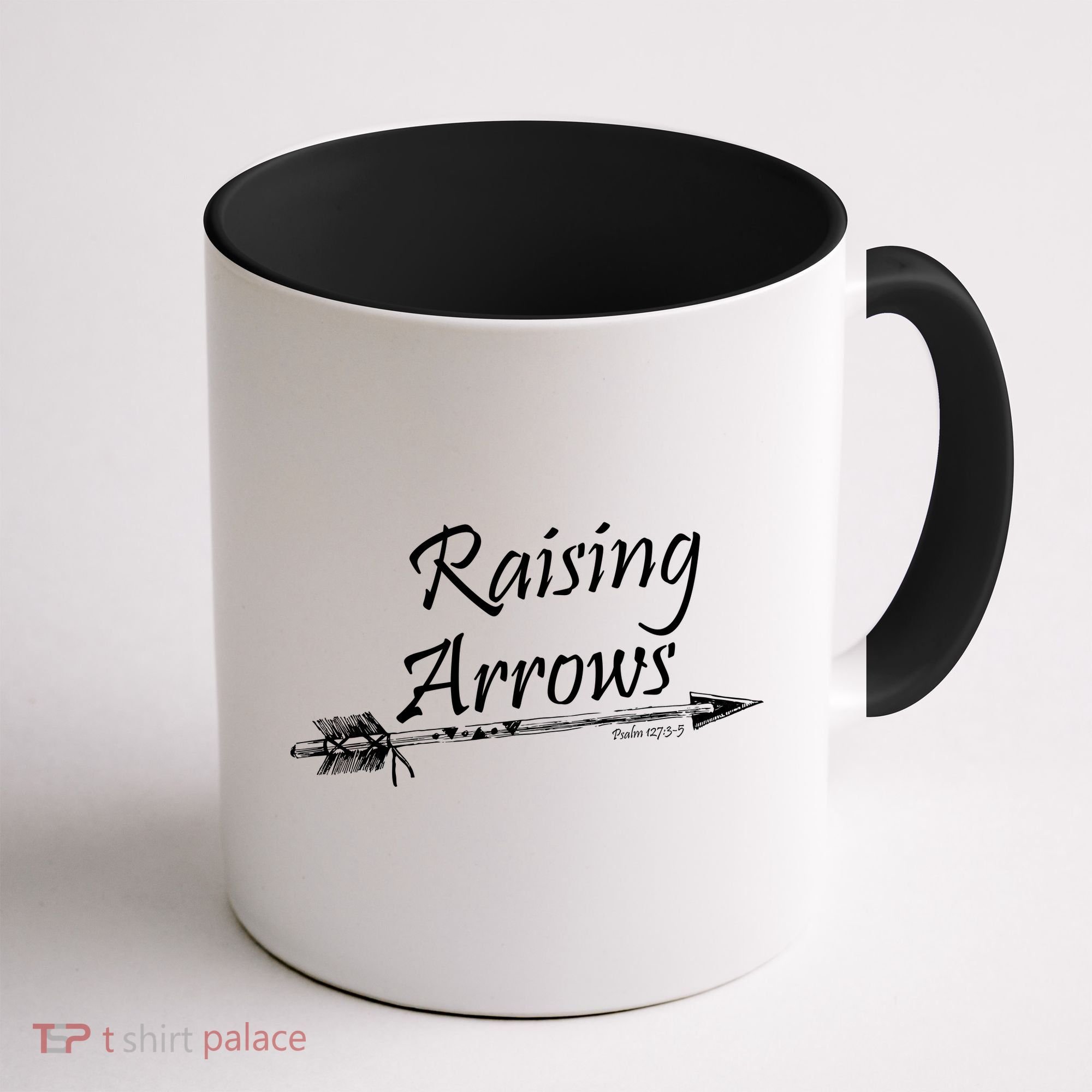 Raising Arrows Christian Psalm 127:3-5 Coffee Mug