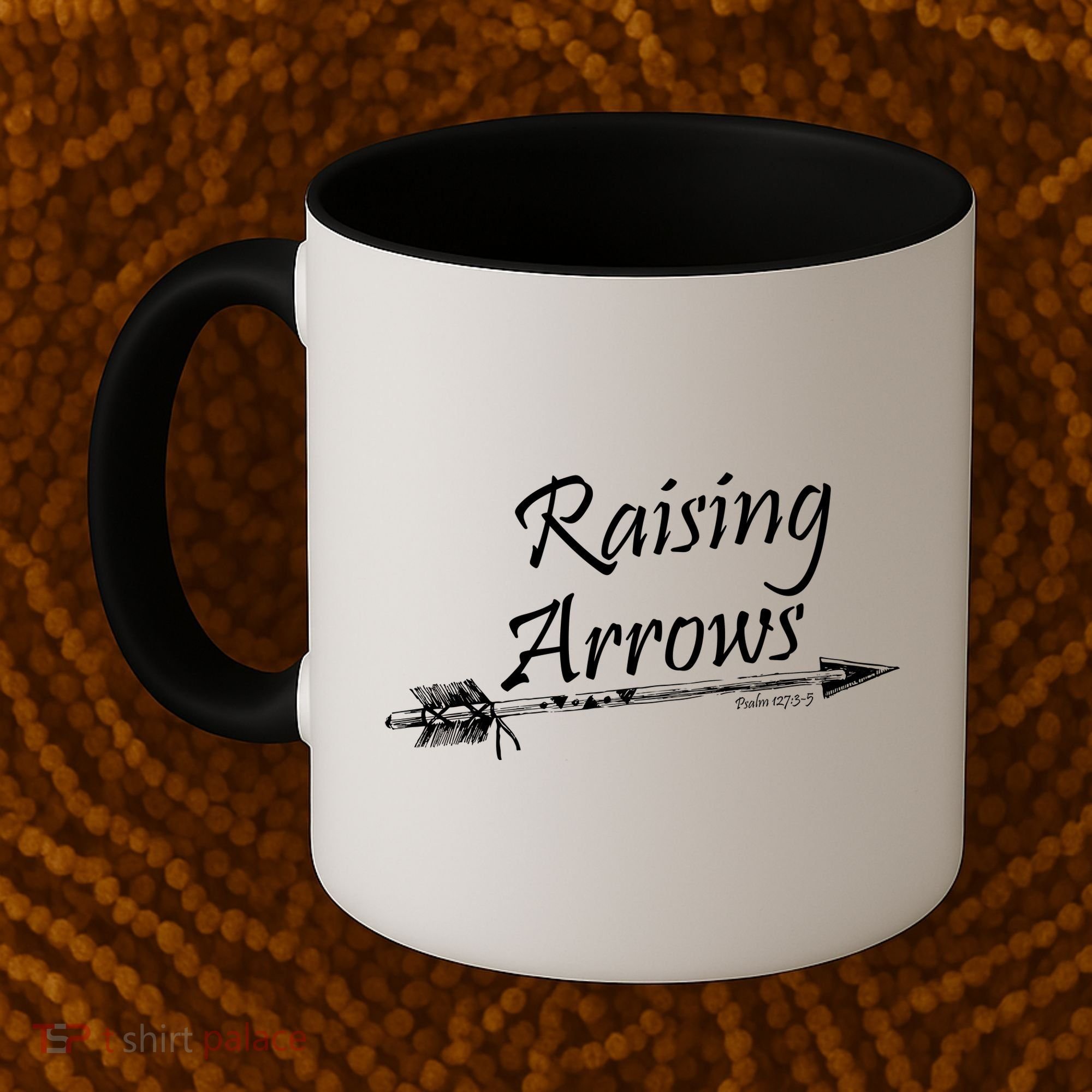 Raising Arrows Christian Psalm 127:3-5 Coffee Mug