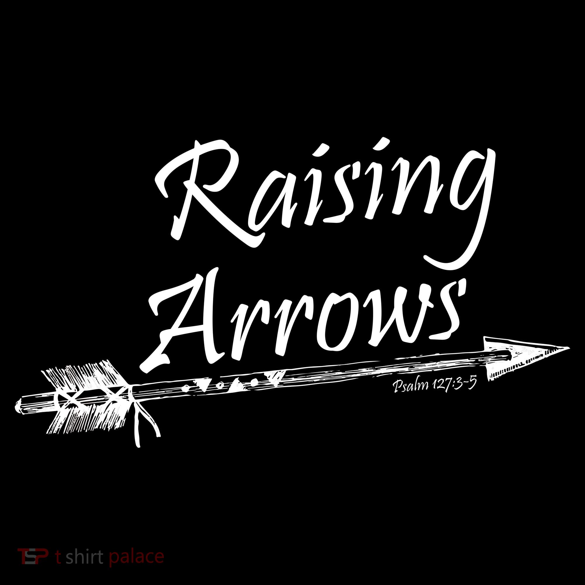 Raising Arrows Christian Psalm 127:3-5 Women's Hoodie
