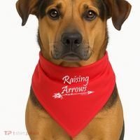 Raising Arrows Christian Psalm 127:3-5 USA-Made Doggie Bandana thumb 1