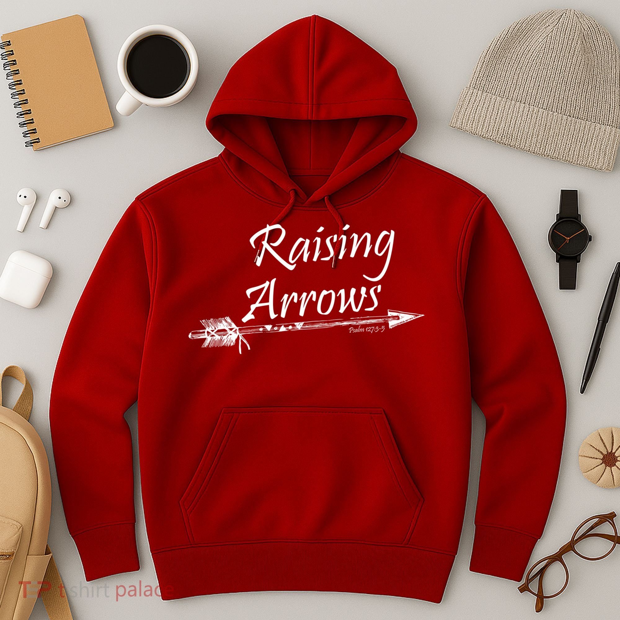 Raising Arrows Christian Psalm 127:3-5 Hoodie