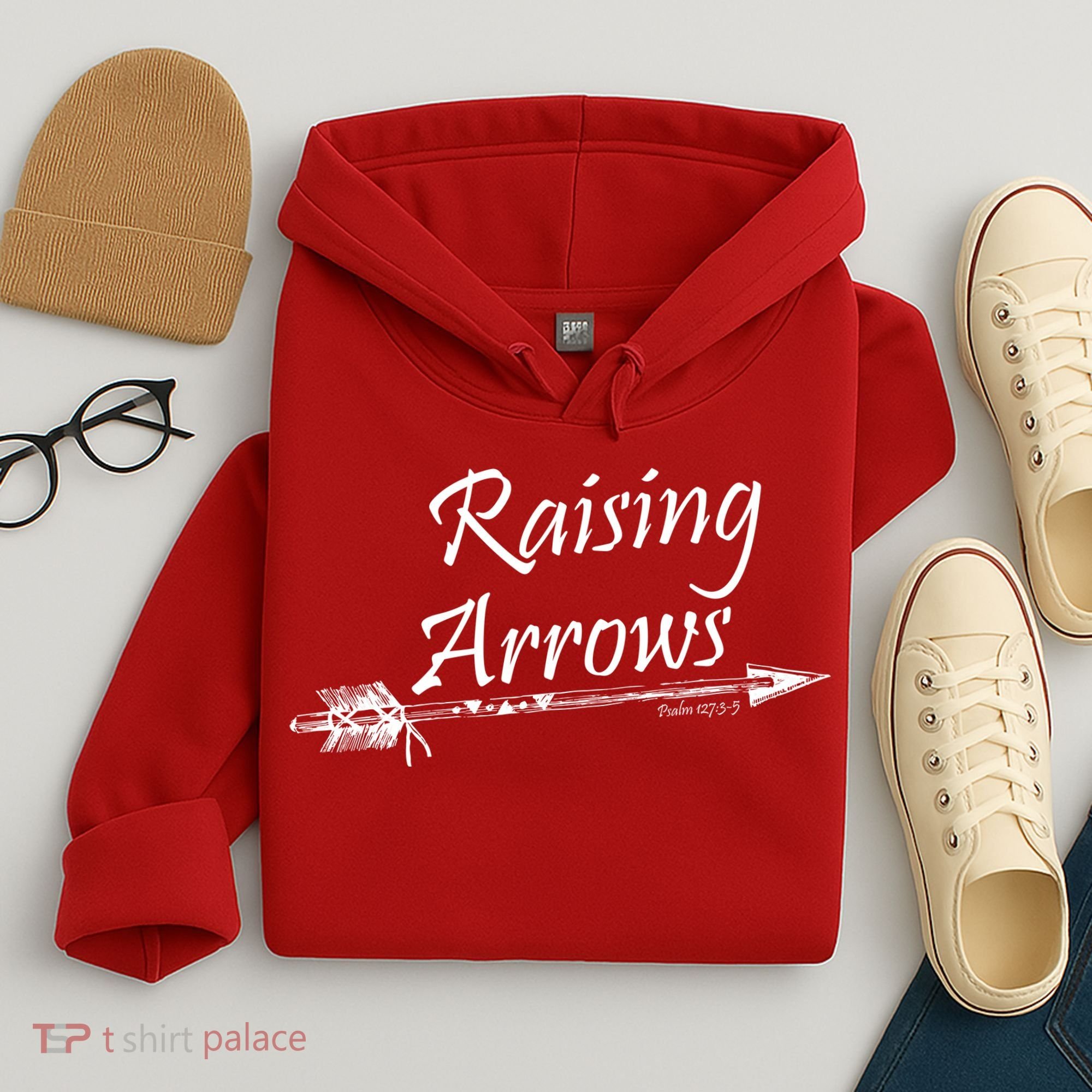 Raising Arrows Christian Psalm 127:3-5 Hoodie