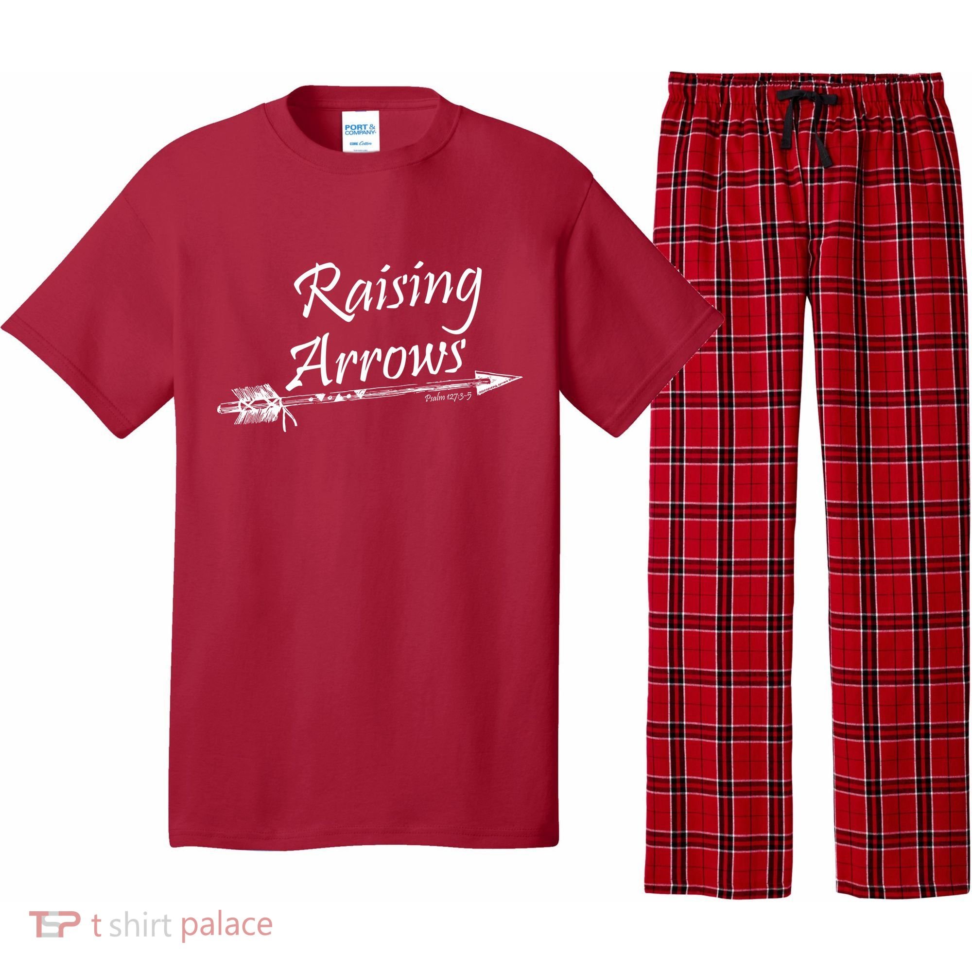 Raising Arrows Christian Psalm 127:3-5 Pajama Set