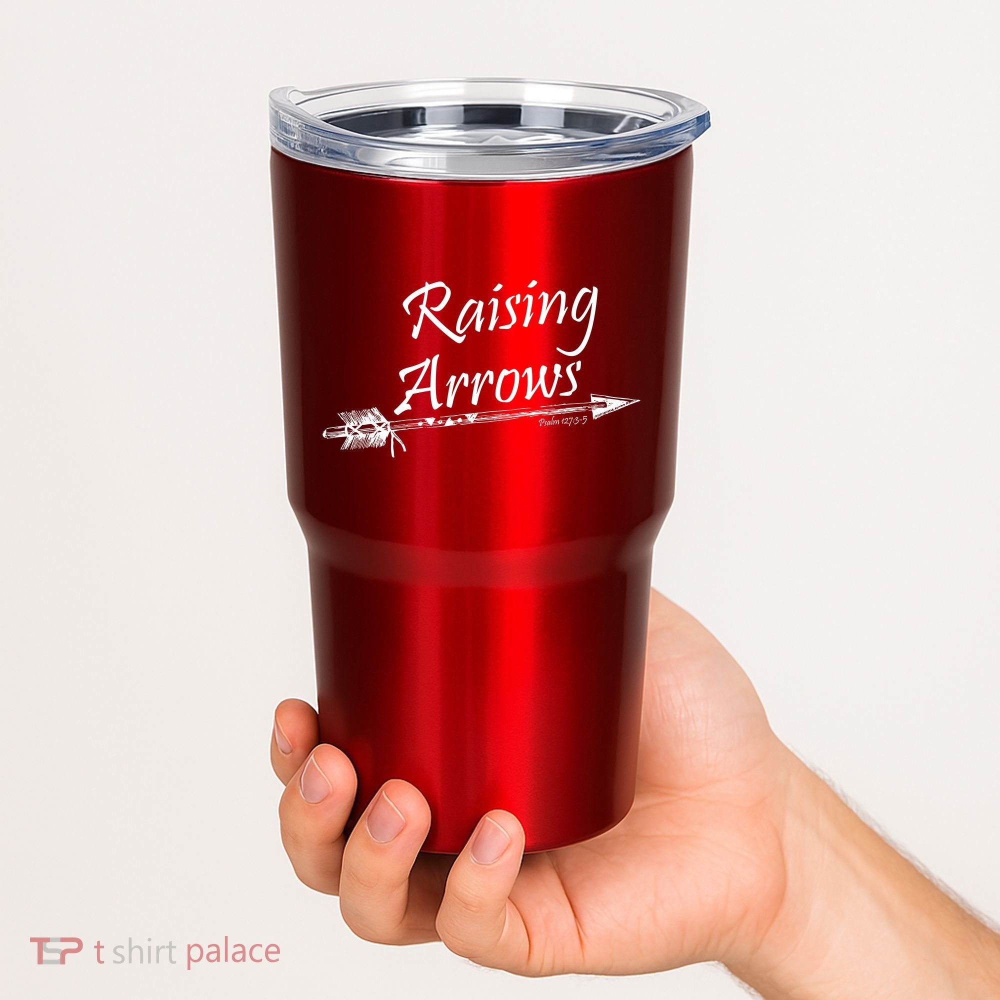 Raising Arrows Christian Psalm 127:3-5 Tumbler