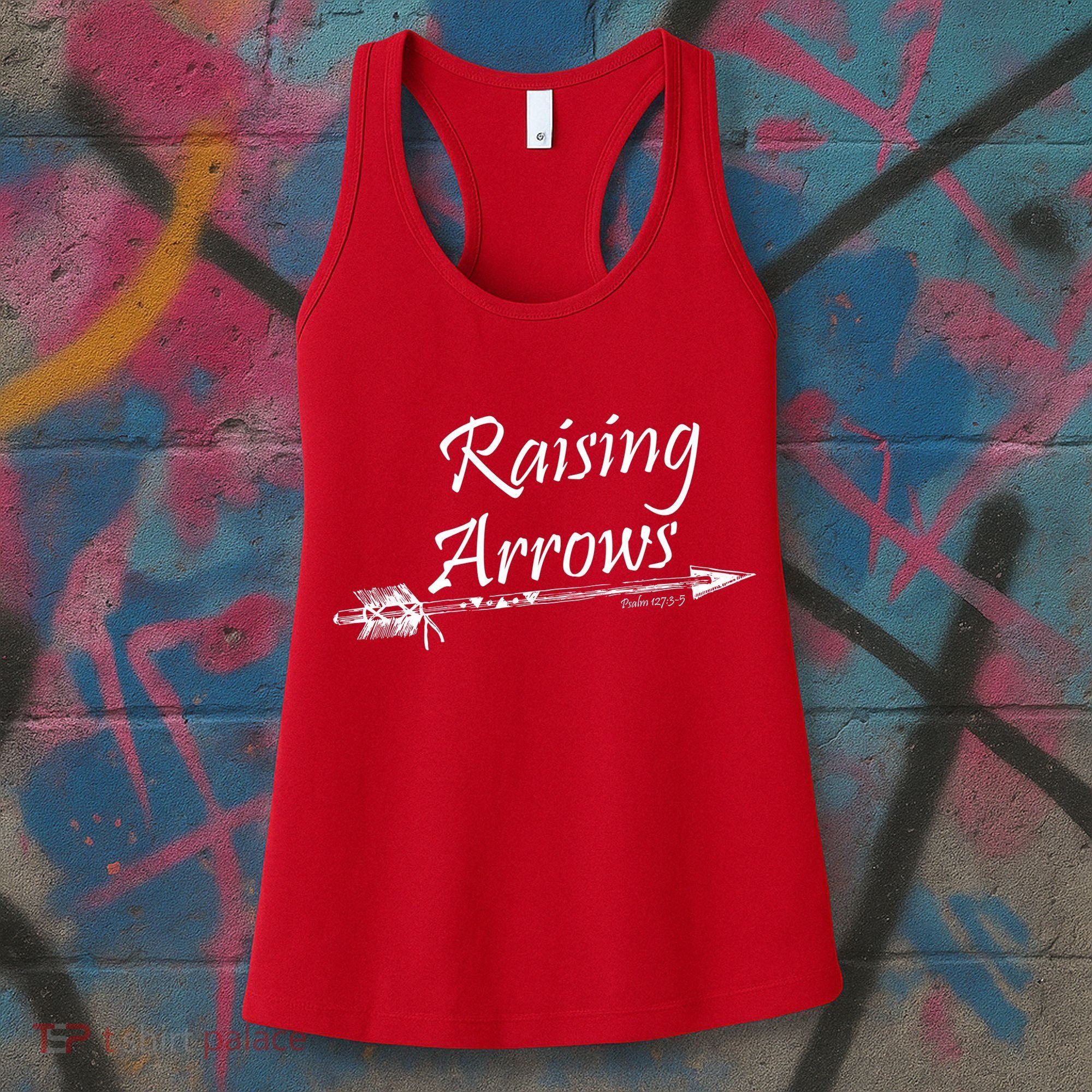 Raising Arrows Christian Psalm 127:3-5 Women's Tank Top