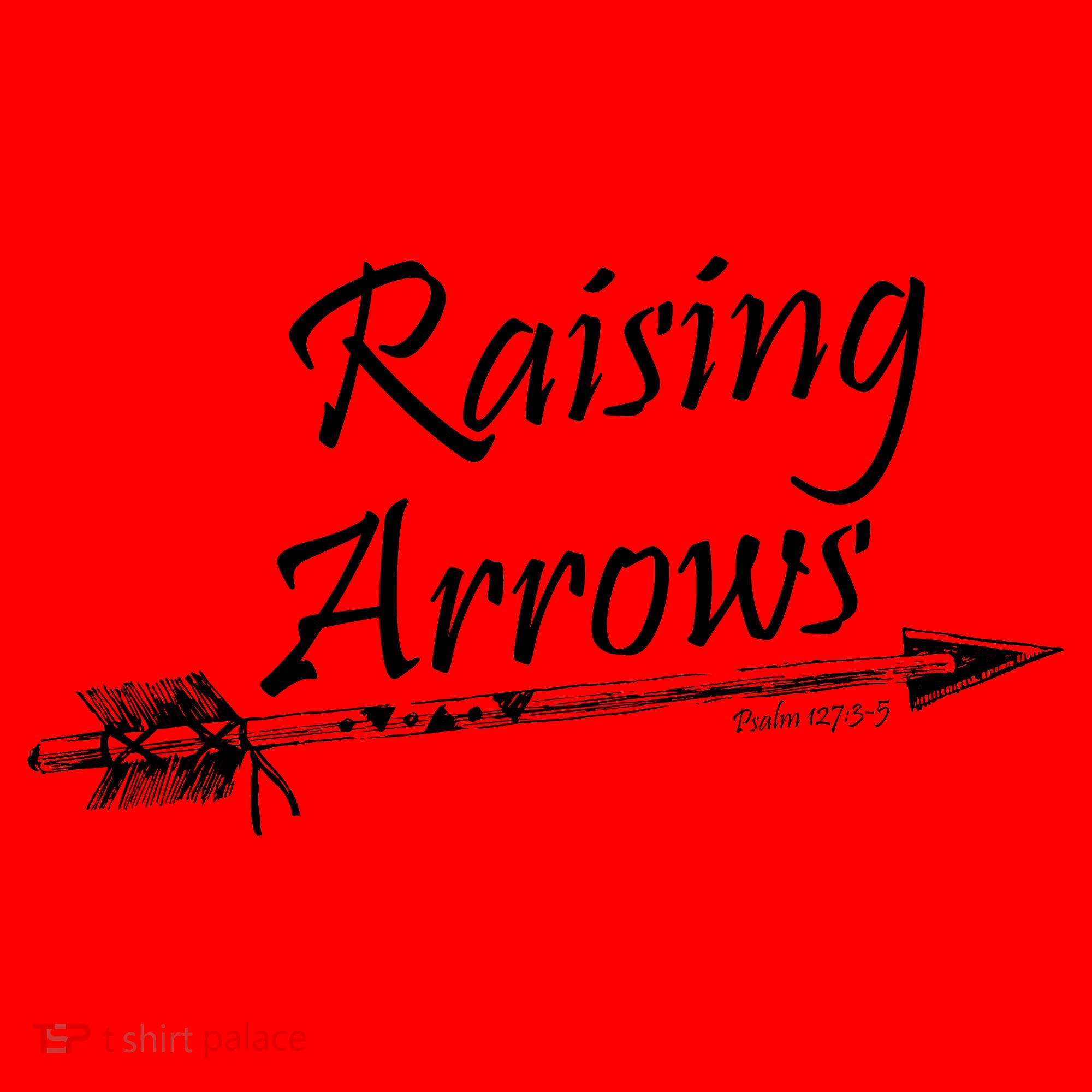 Raising Arrows Christian Psalm 127:3-5 Santa Hat