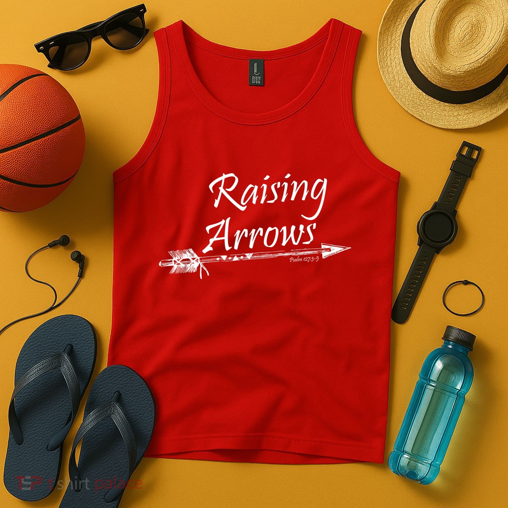 Raising Arrows Christian Psalm 127:3-5 Tank Top