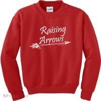 Raising Arrows Christian Psalm 127:3-5 Kids Sweatshirt thumb 0