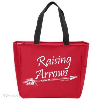 Raising Arrows Christian Psalm 127:3-5 Tote Bag
