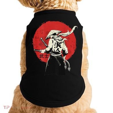 Retro Ancient Japan Samurai Warrior Tokyo Samurai Katana Doggie Tank