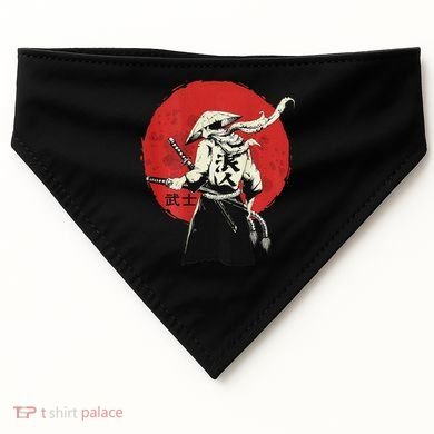 Retro Ancient Japan Samurai Warrior Tokyo Samurai Katana USA-Made Doggie Bandana