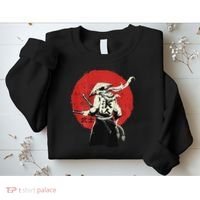 Retro Ancient Japan Samurai Warrior Tokyo Samurai Katana Sweatshirt thumb 2