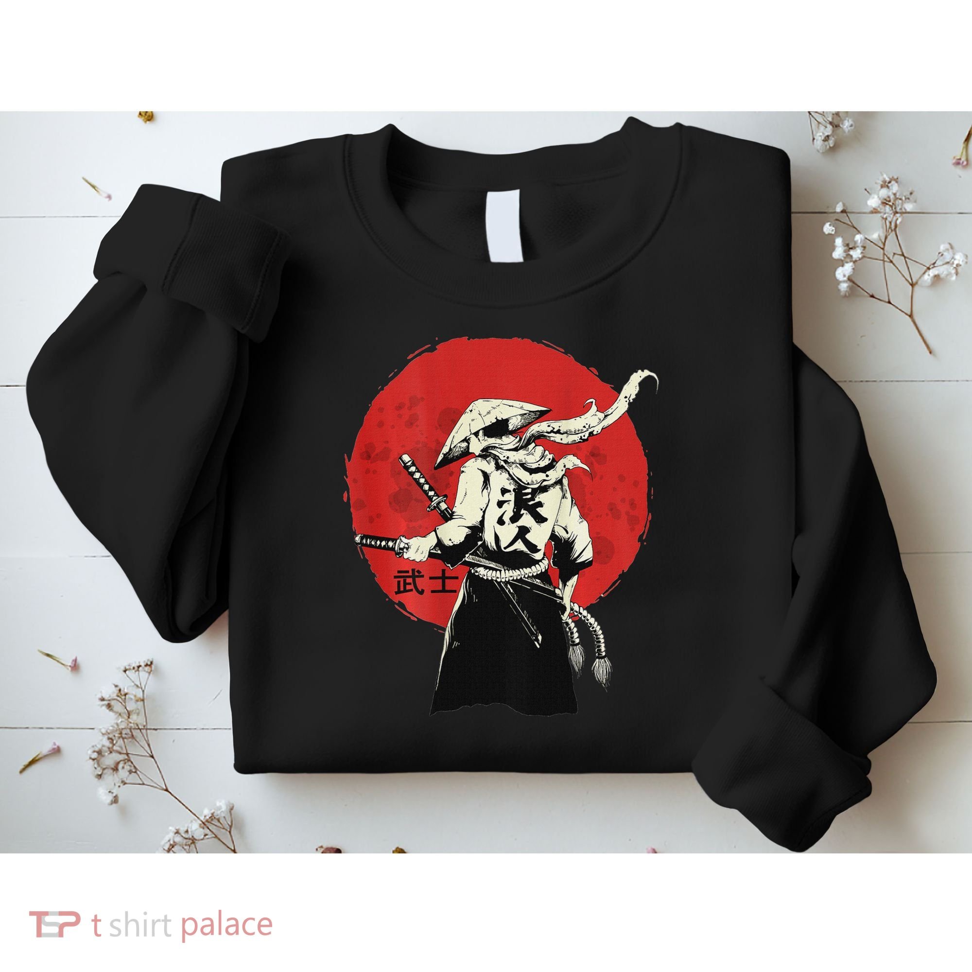 Retro Ancient Japan Samurai Warrior Tokyo Samurai Katana Sweatshirt