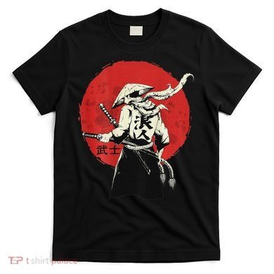 Retro Ancient Japan Samurai Warrior Tokyo Samurai Katana T-Shirt