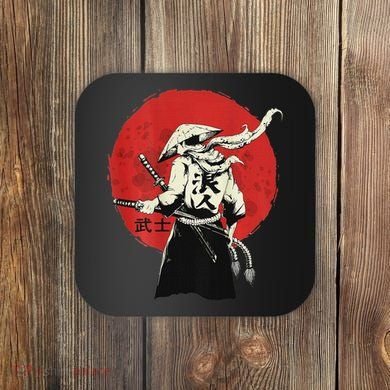 Retro Ancient Japan Samurai Warrior Tokyo Samurai Katana Coaster