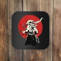 Retro Ancient Japan Samurai Warrior Tokyo Samurai Katana Coaster thumb 0