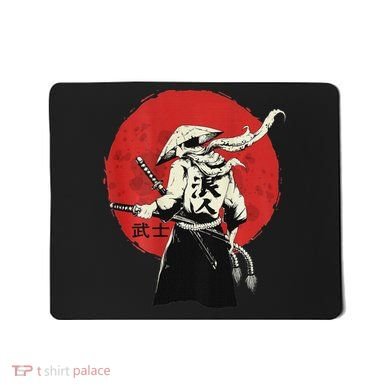 Retro Ancient Japan Samurai Warrior Tokyo Samurai Katana Mousepad