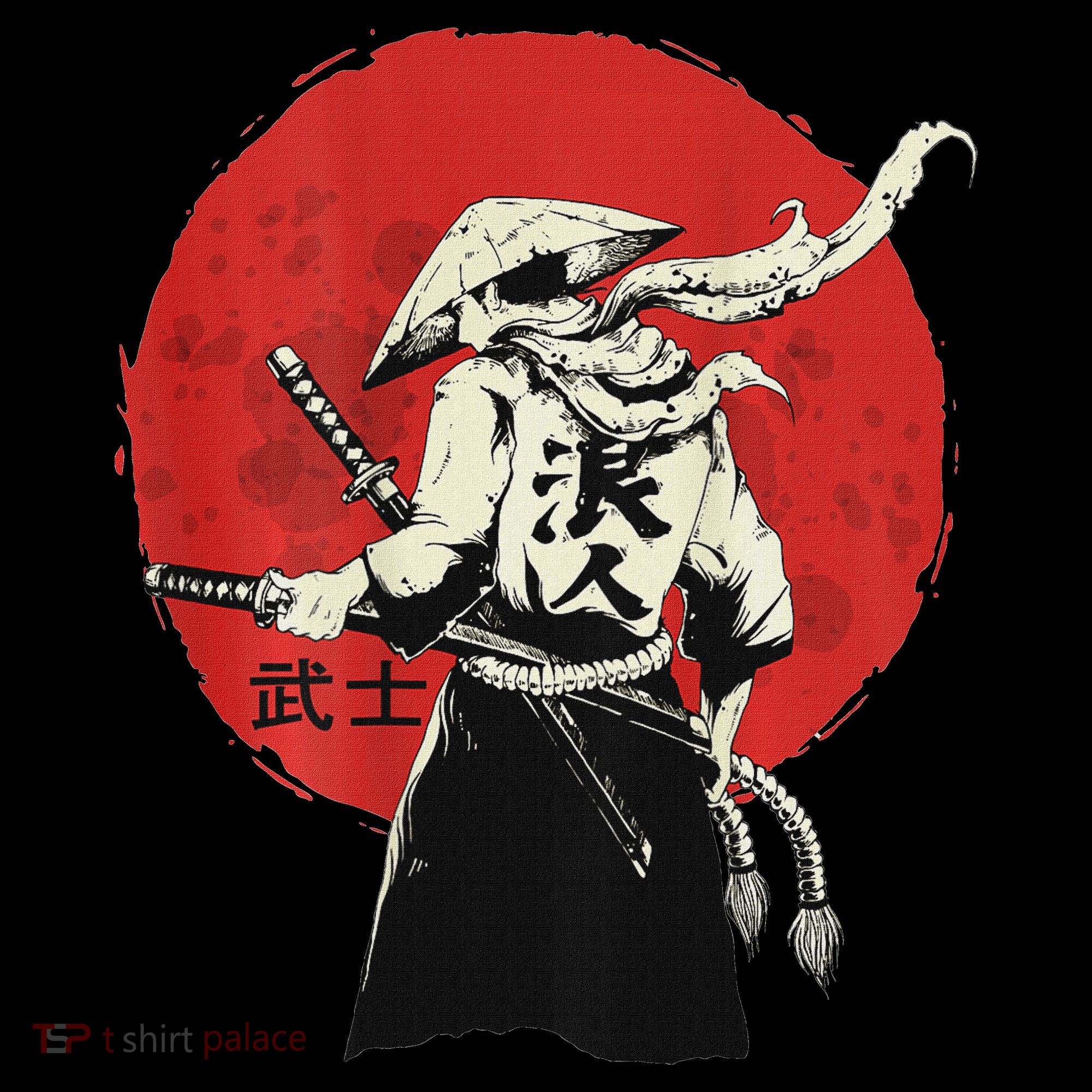 Retro Ancient Japan Samurai Warrior Tokyo Samurai Katana Mousepad