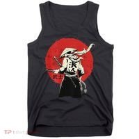 Retro Ancient Japan Samurai Warrior Tokyo Samurai Katana Tank Top thumb 0