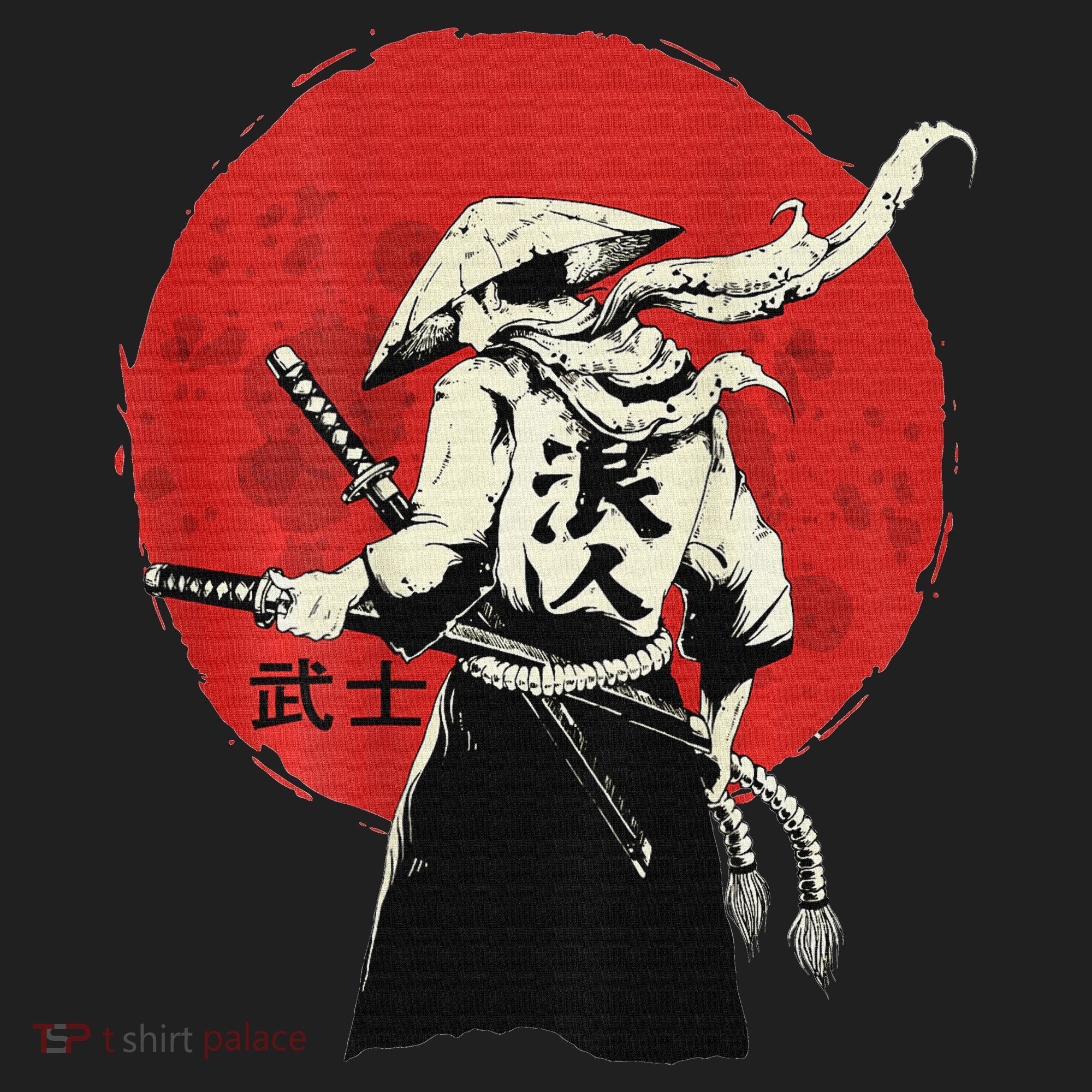 Retro Ancient Japan Samurai Warrior Tokyo Samurai Katana Golf Towel