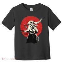Retro Ancient Japan Samurai Warrior Tokyo Samurai Katana Toddler T-Shirt thumb 0