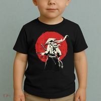 Retro Ancient Japan Samurai Warrior Tokyo Samurai Katana Toddler T-Shirt thumb 2