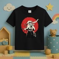 Retro Ancient Japan Samurai Warrior Tokyo Samurai Katana Toddler T-Shirt thumb 3