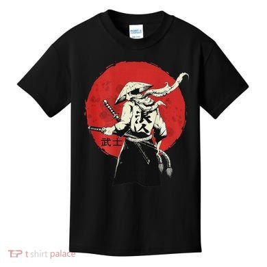 Retro Ancient Japan Samurai Warrior Tokyo Samurai Katana Kids T-Shirt