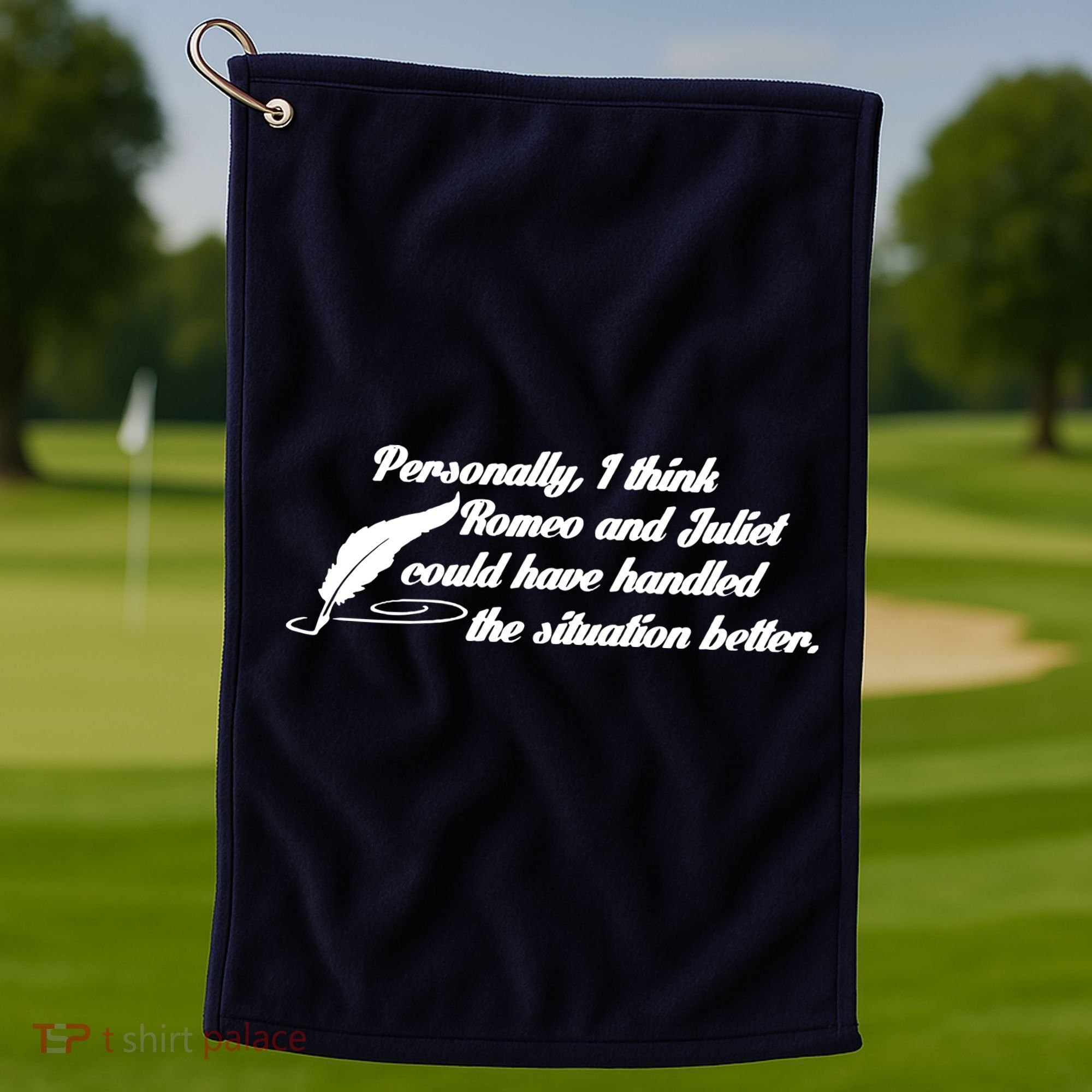 Romeo And Juliet Golf Towel