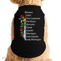 Romeo And Juliet William Shakespeare Gift Doggie Tank thumb 0
