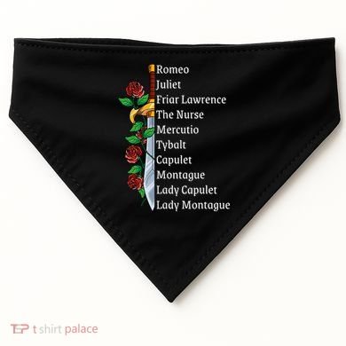 Romeo And Juliet William Shakespeare Gift USA-Made Doggie Bandana