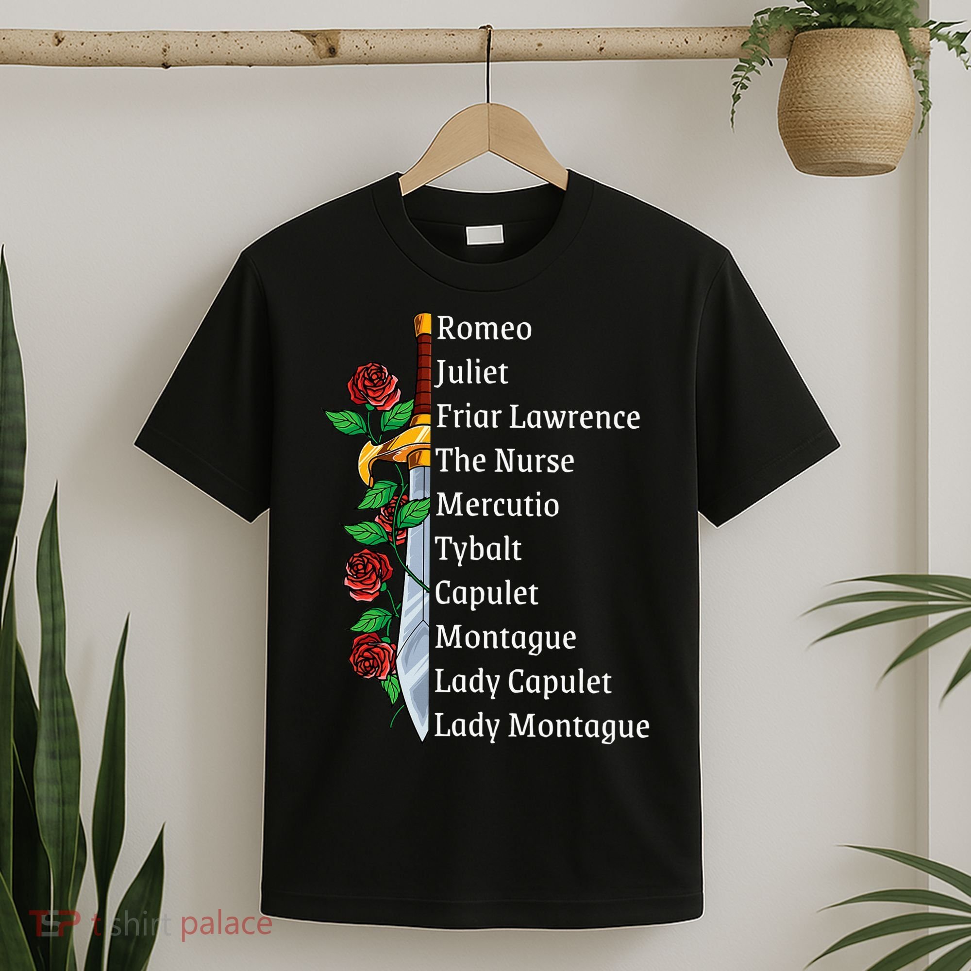 Romeo And Juliet William Shakespeare Gift T-Shirt