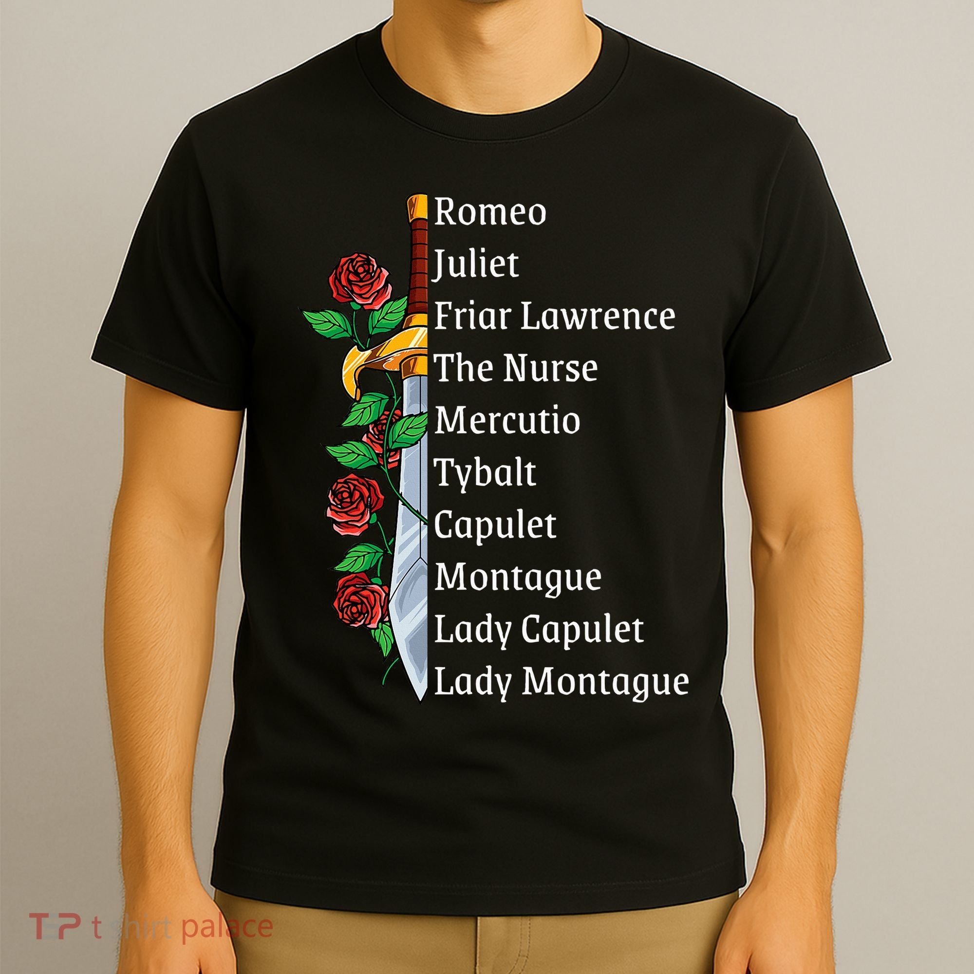 Romeo And Juliet William Shakespeare Gift T-Shirt