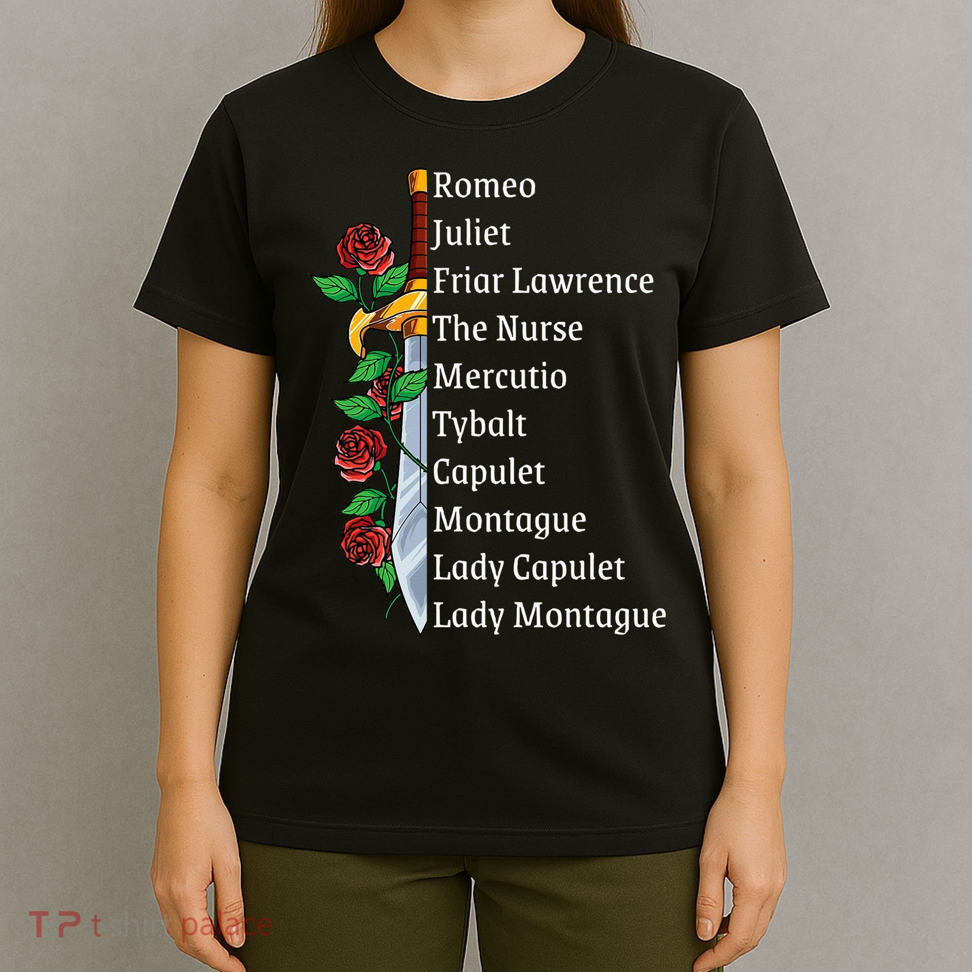 Romeo And Juliet William Shakespeare Gift T-Shirt