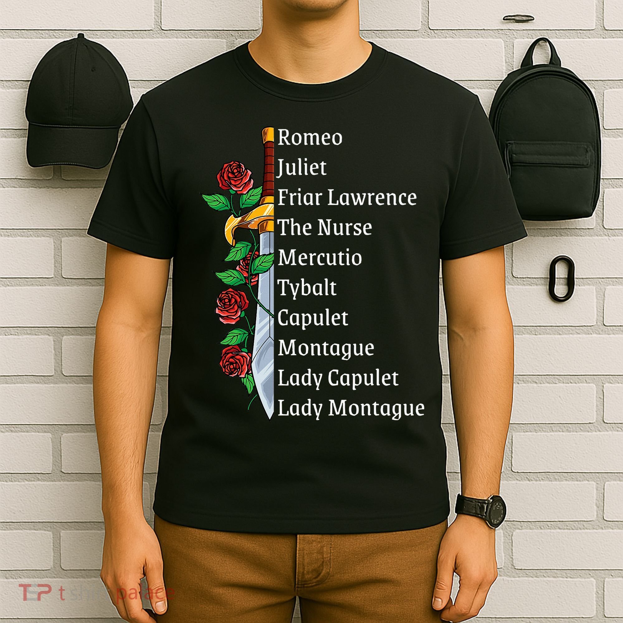 Romeo And Juliet William Shakespeare Gift T-Shirt