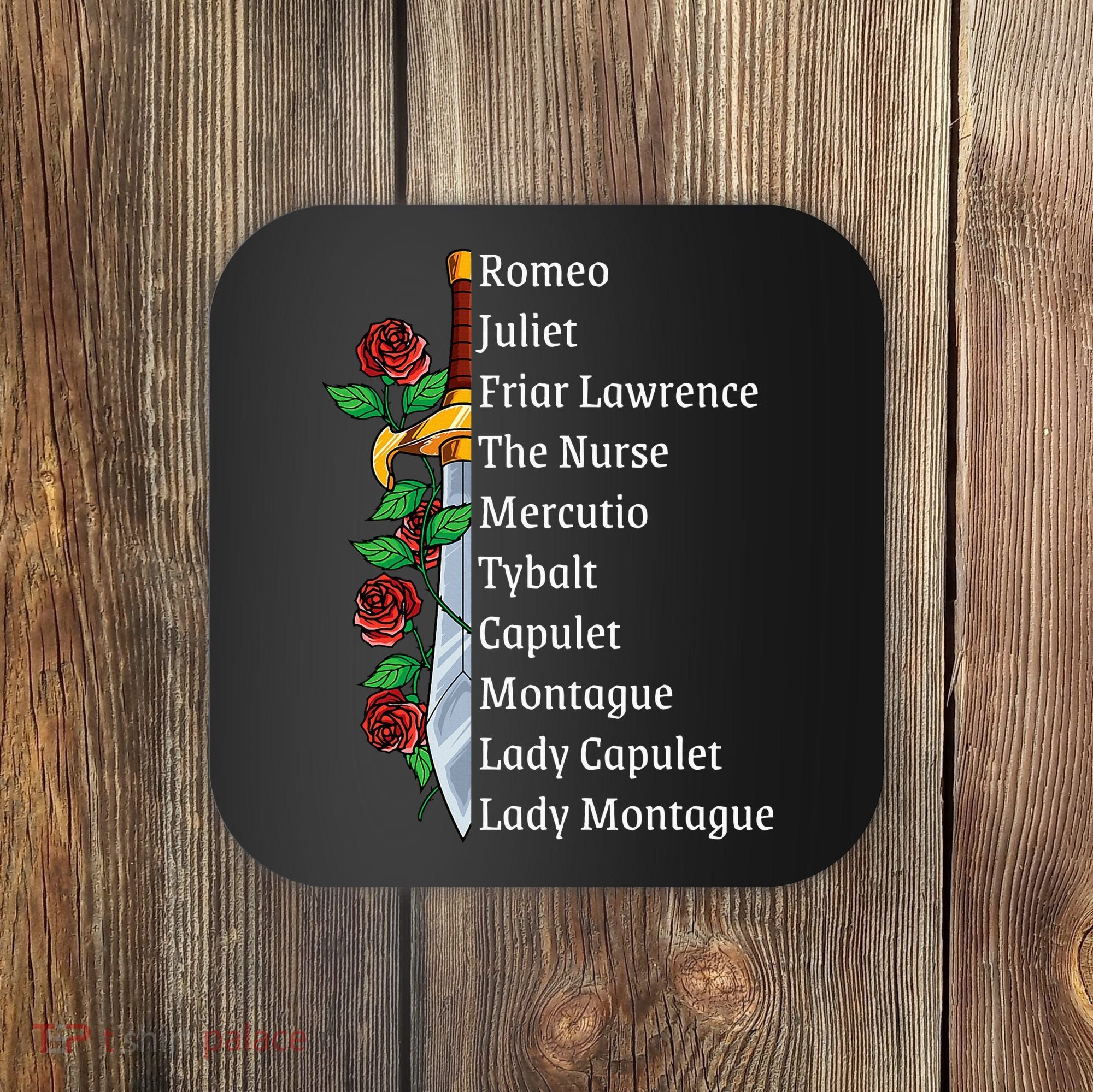 Romeo And Juliet William Shakespeare Gift Coaster
