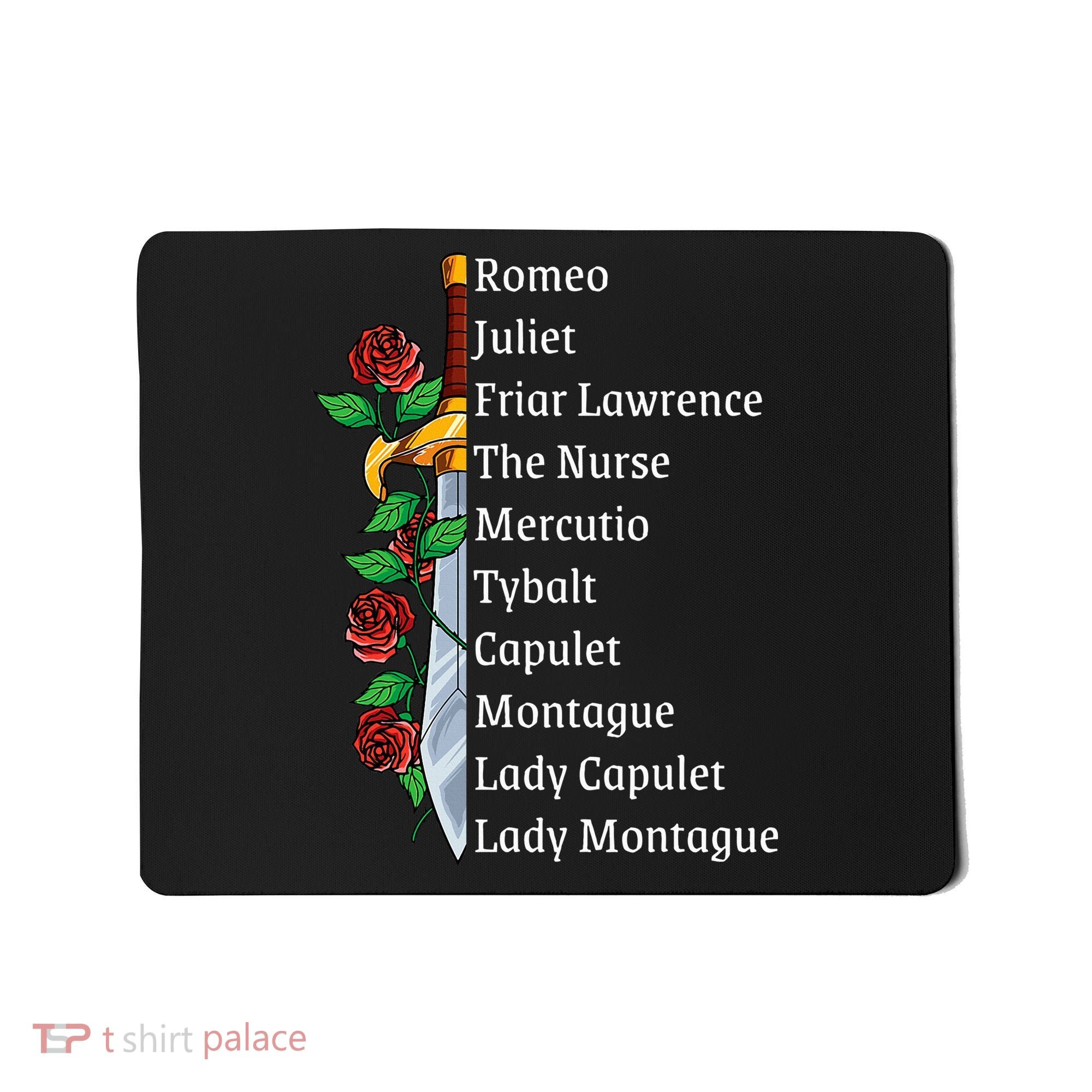 Romeo And Juliet William Shakespeare Gift Mousepad