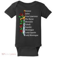 Romeo And Juliet William Shakespeare Gift Baby Bodysuit thumb 0