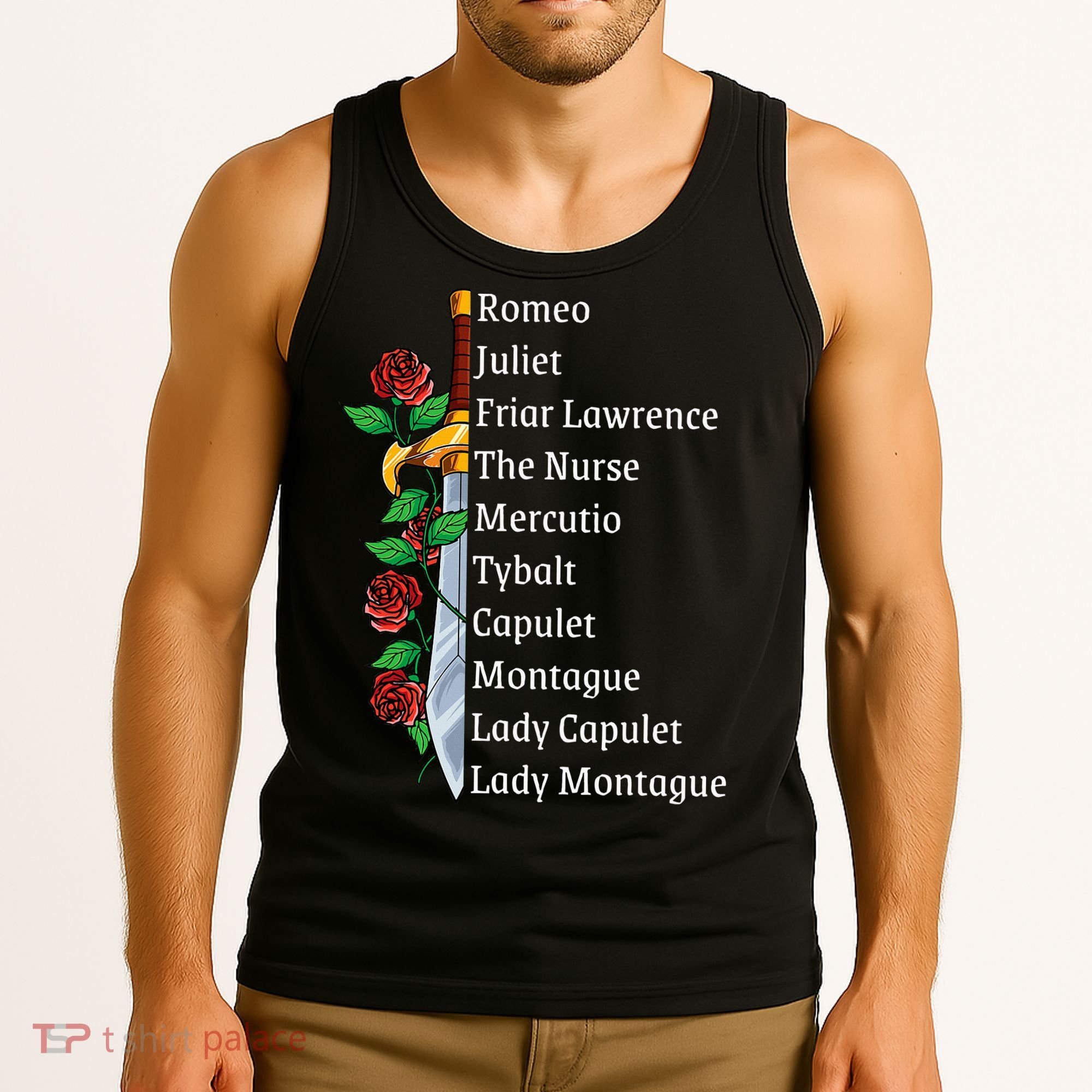 Romeo And Juliet William Shakespeare Gift Tank Top