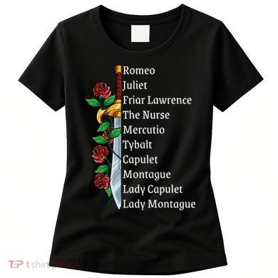 Romeo And Juliet William Shakespeare Gift Women's T-Shirt