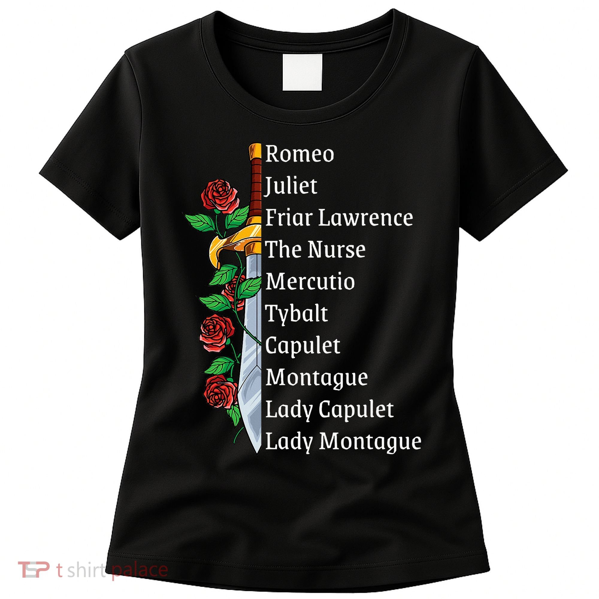 Romeo And Juliet William Shakespeare Gift Women's T-Shirt