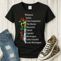 Romeo And Juliet William Shakespeare Gift Women's T-Shirt thumb 3