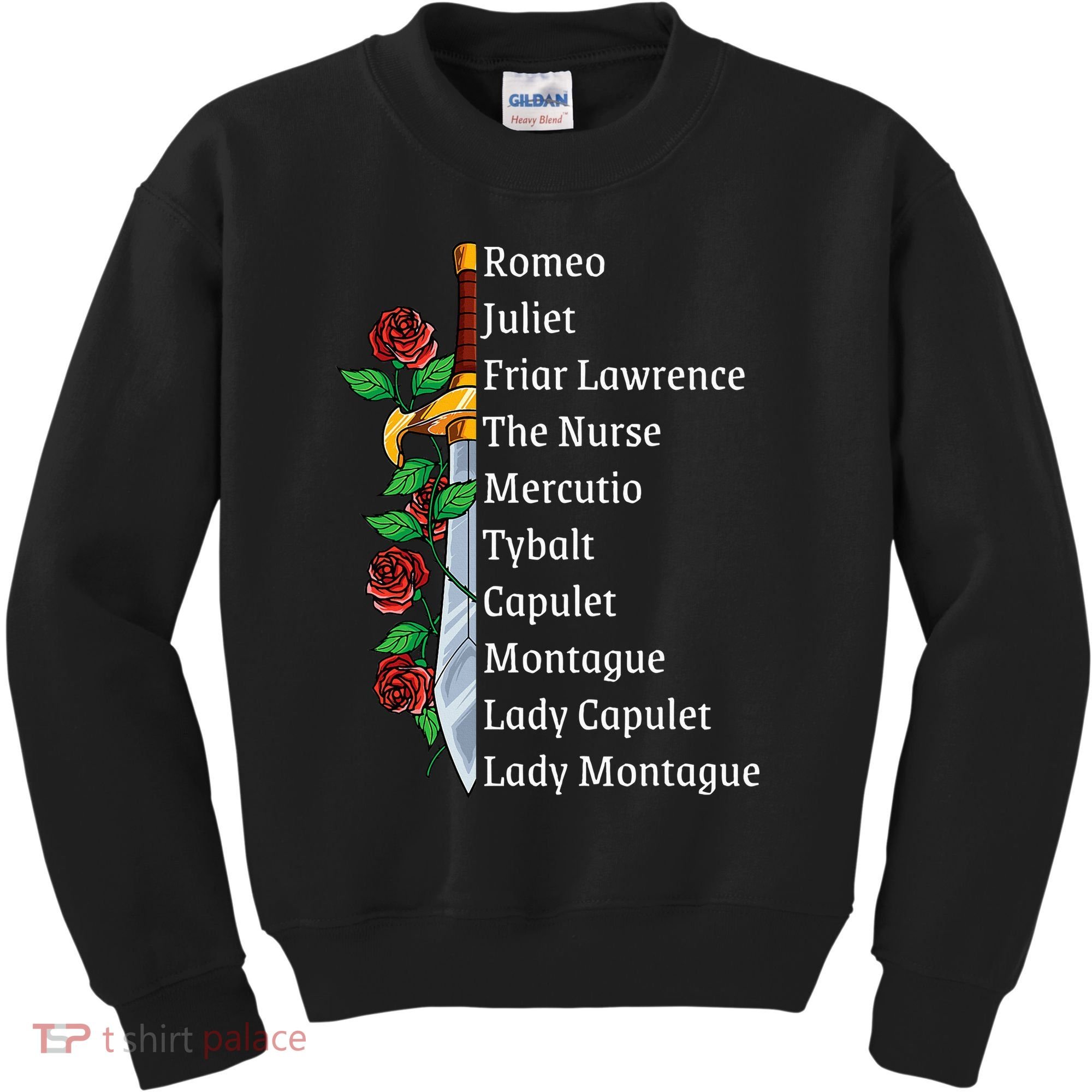 Romeo And Juliet William Shakespeare Gift Kids Sweatshirt