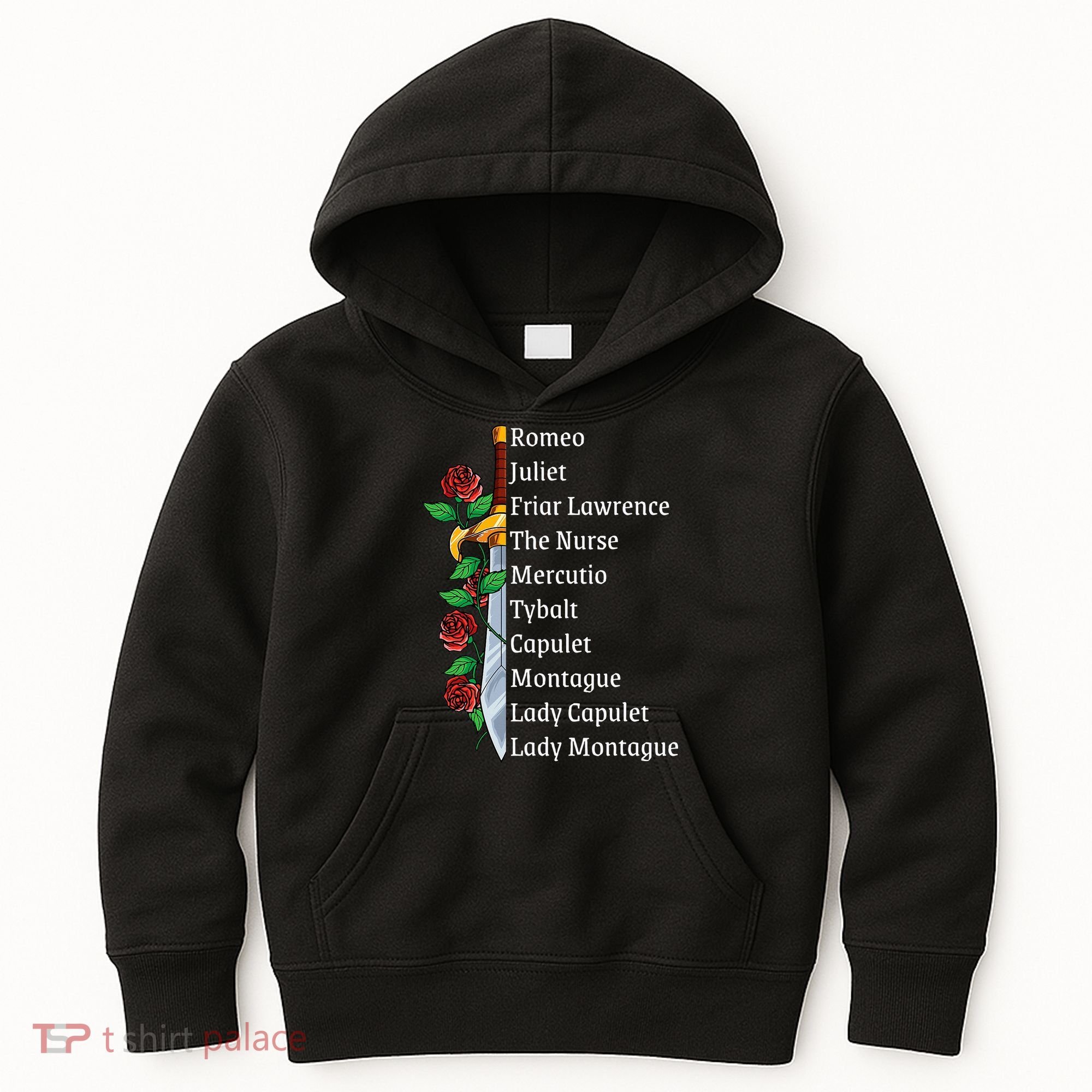 Romeo And Juliet William Shakespeare Gift Kids Hoodie