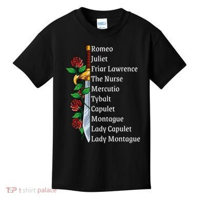 Romeo And Juliet William Shakespeare Gift Kids T-Shirt