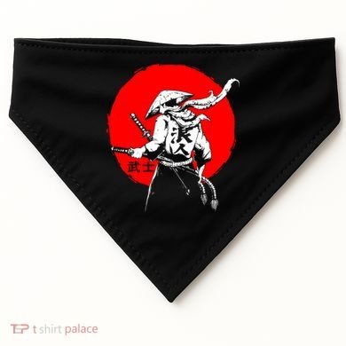 Retro Ancient Japan Samurai Warrior Tokyo Samurai Katana USA-Made Doggie Bandana