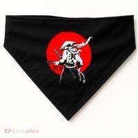 Retro Ancient Japan Samurai Warrior Tokyo Samurai Katana USA-Made Doggie Bandana thumb 0