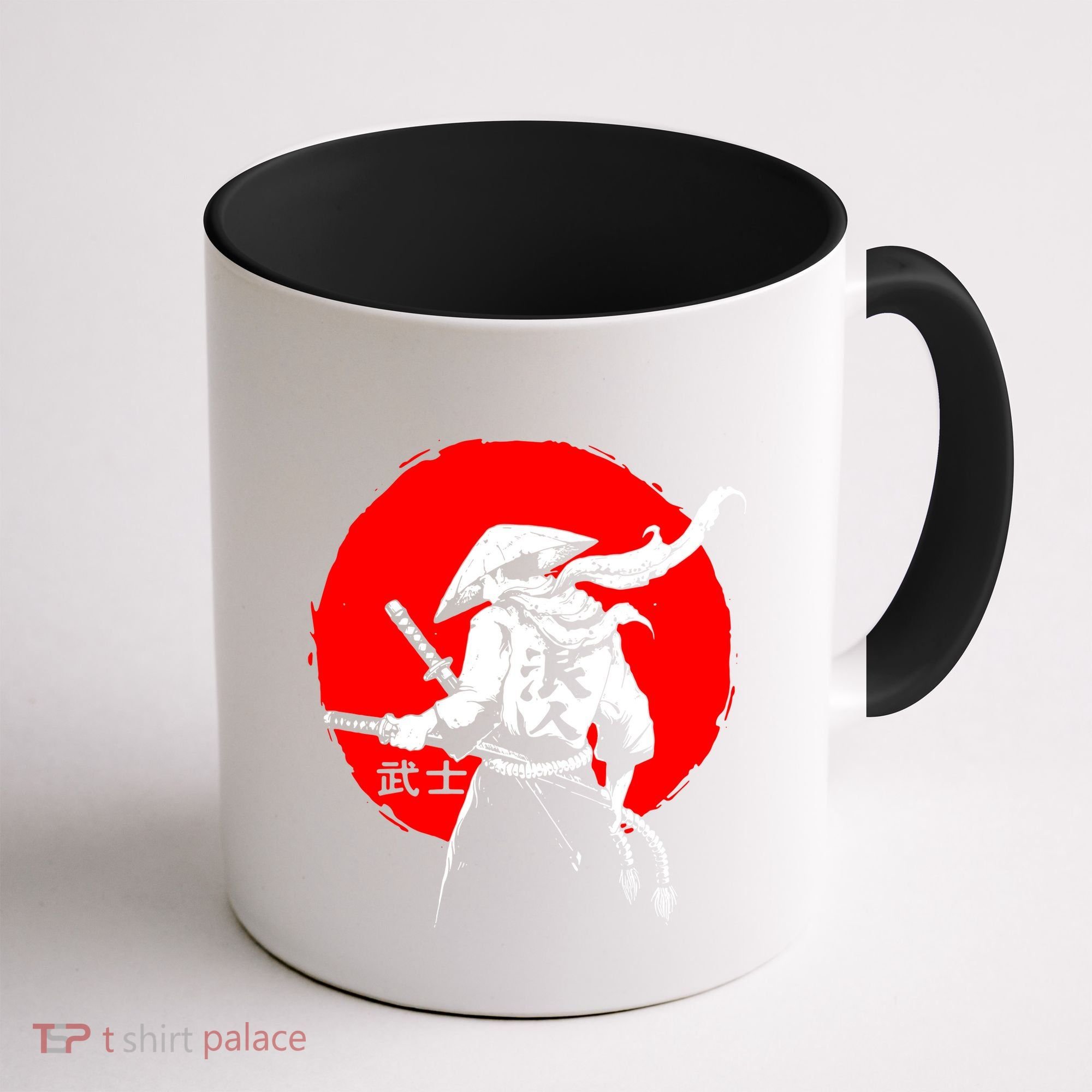 Retro Ancient Japan Samurai Warrior Tokyo Samurai Katana Coffee Mug